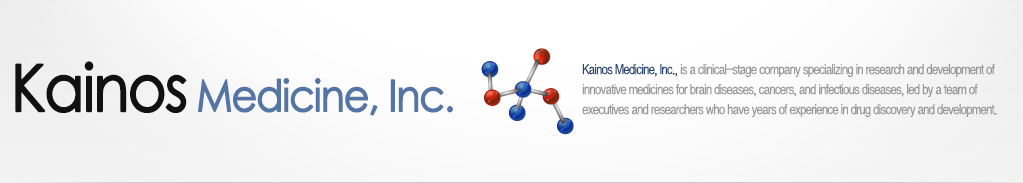 Kainos Medicine is a global drug research and development company focused on the discovery of innovative new drug for cancer and infectious disease. Highly experienced R&D people with successful development record of Tamiflu and Fuzeon are leading drug research and development of Kainos. 